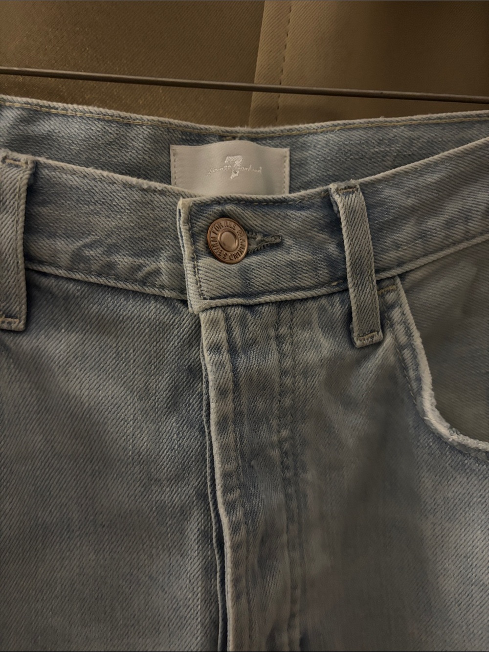 7 For All Mankind Light Wash Women's Boyfriend Jeans